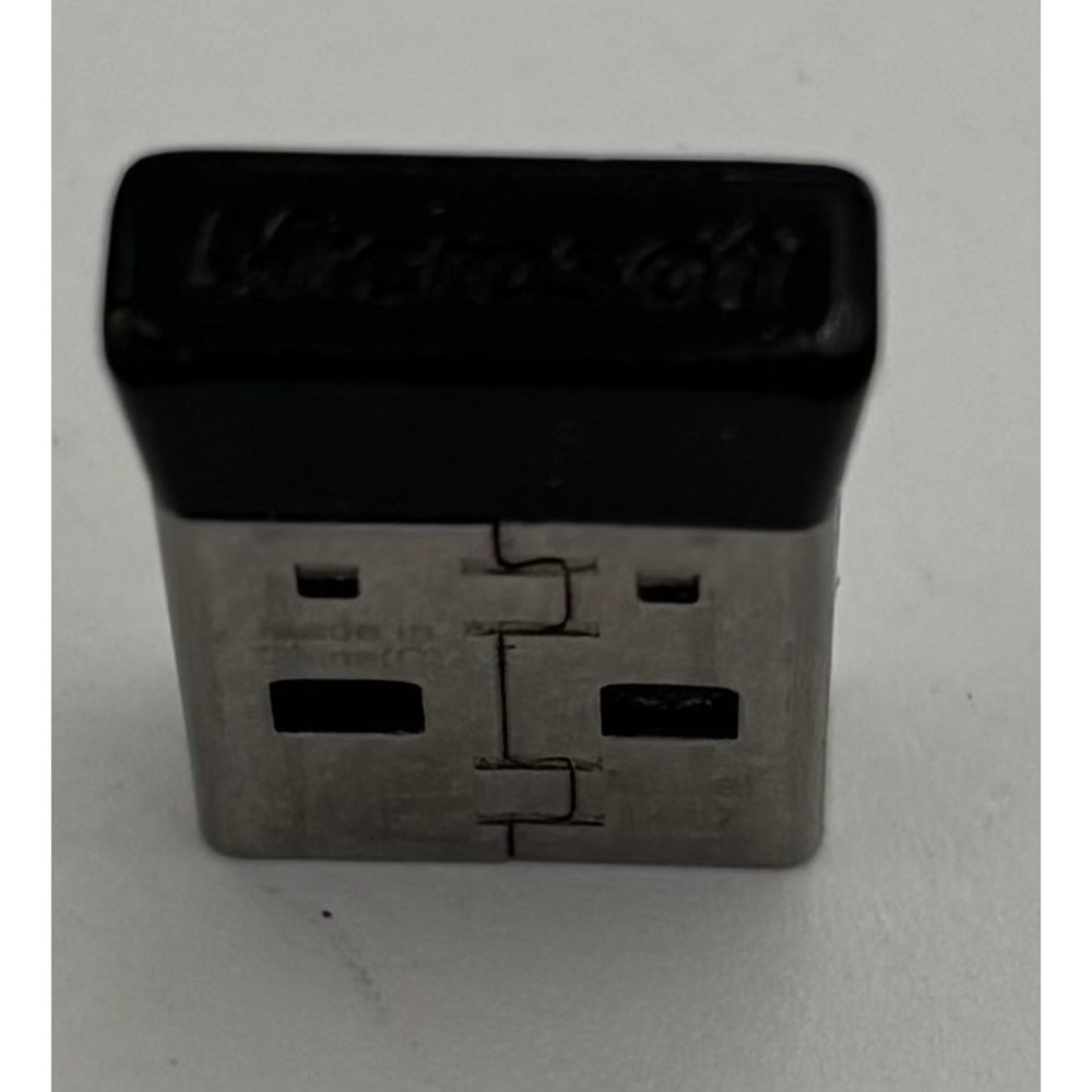 Microsoft USB Wireless Receiver Black Excellent Nano Dongle Adapter S3K